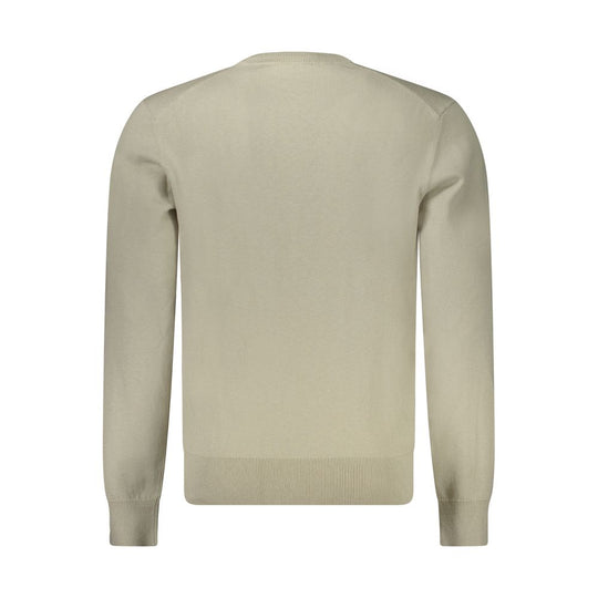 Hugo Boss Beige Cotton Men Sweater