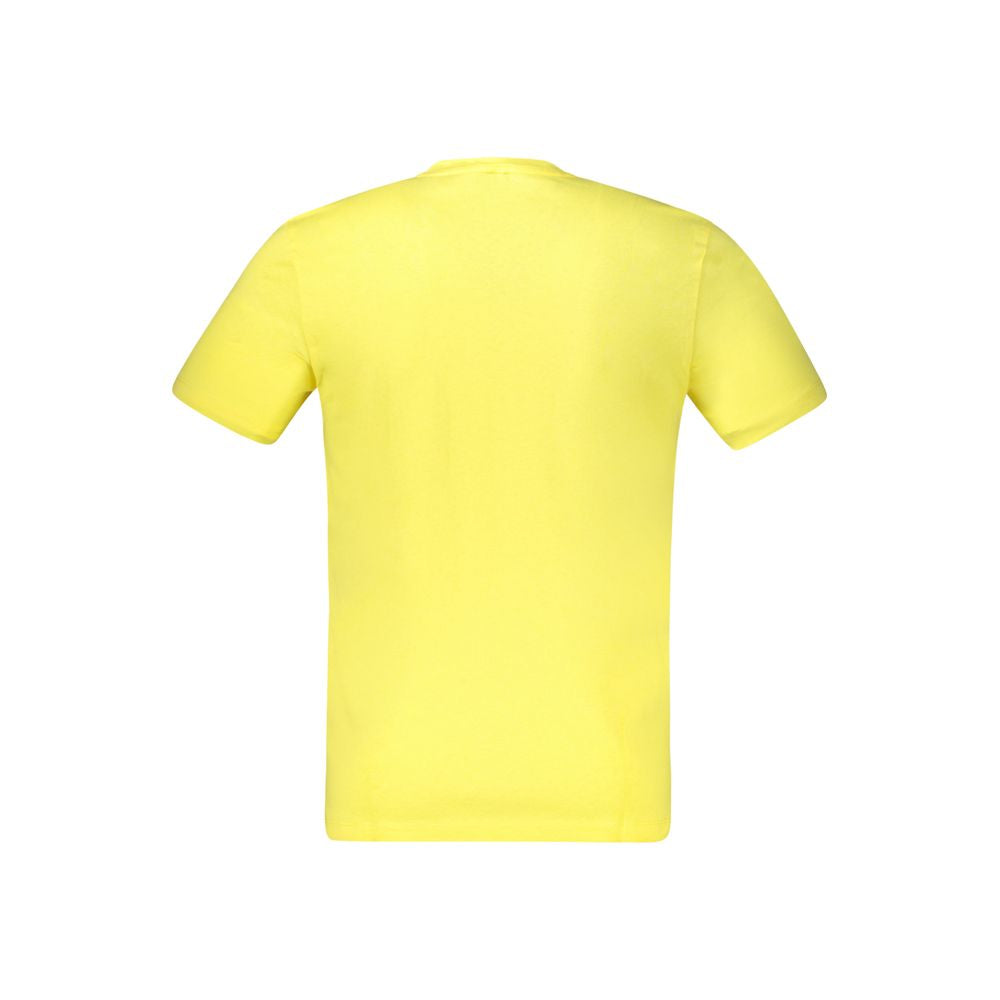 Hugo Boss Yellow Cotton Men T-Shirt