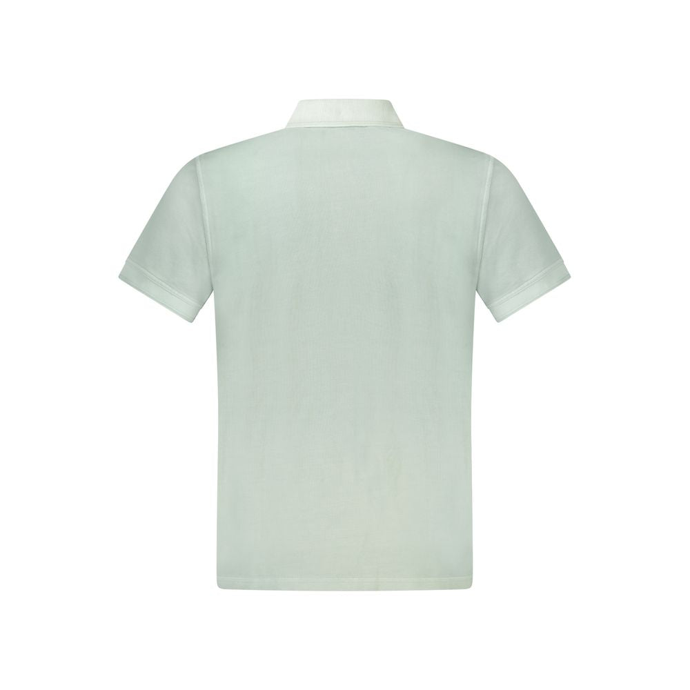 Hugo Boss Green Cotton Men Polo Shirt