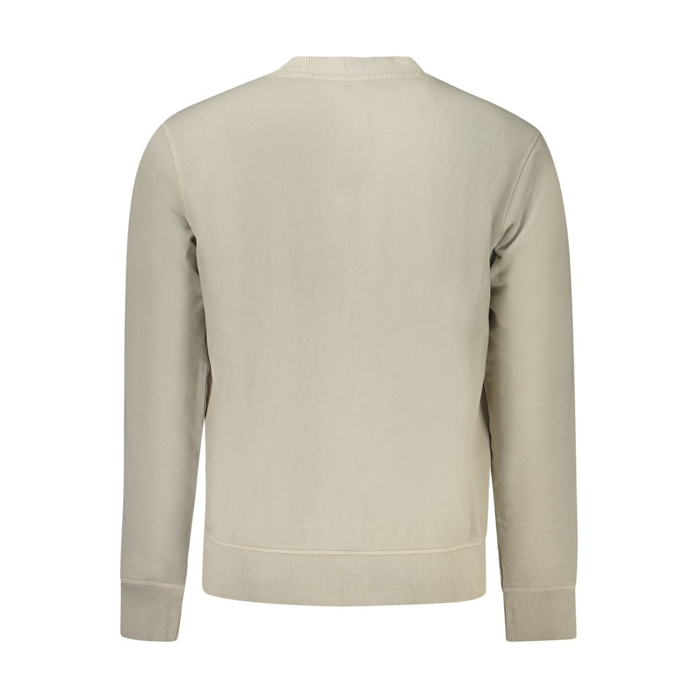 Hugo Boss Beige Cotton Men Sweater