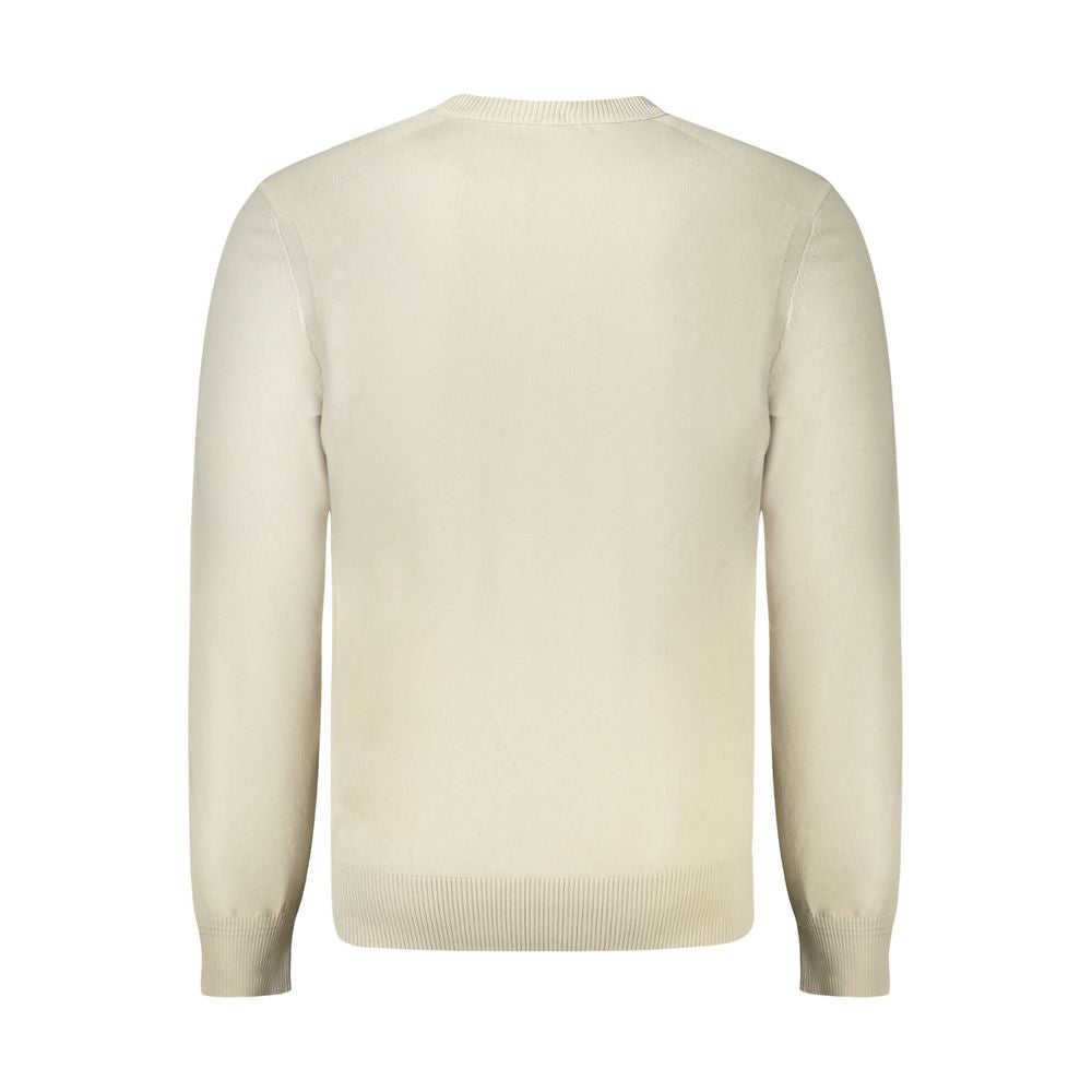 Hugo Boss Beige Cotton Men Sweater