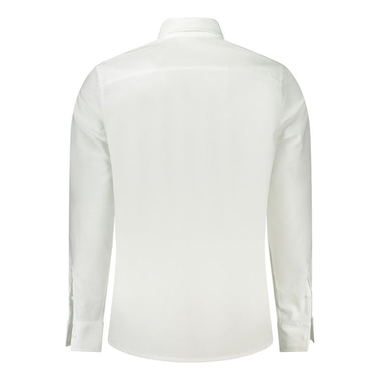 Calvin Klein White Cotton Men Shirt