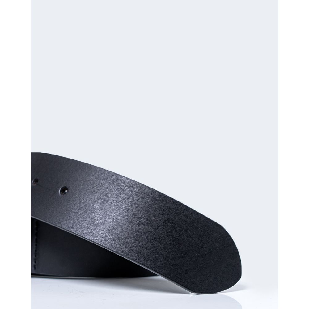 Armani Exchange Black Leather Belt