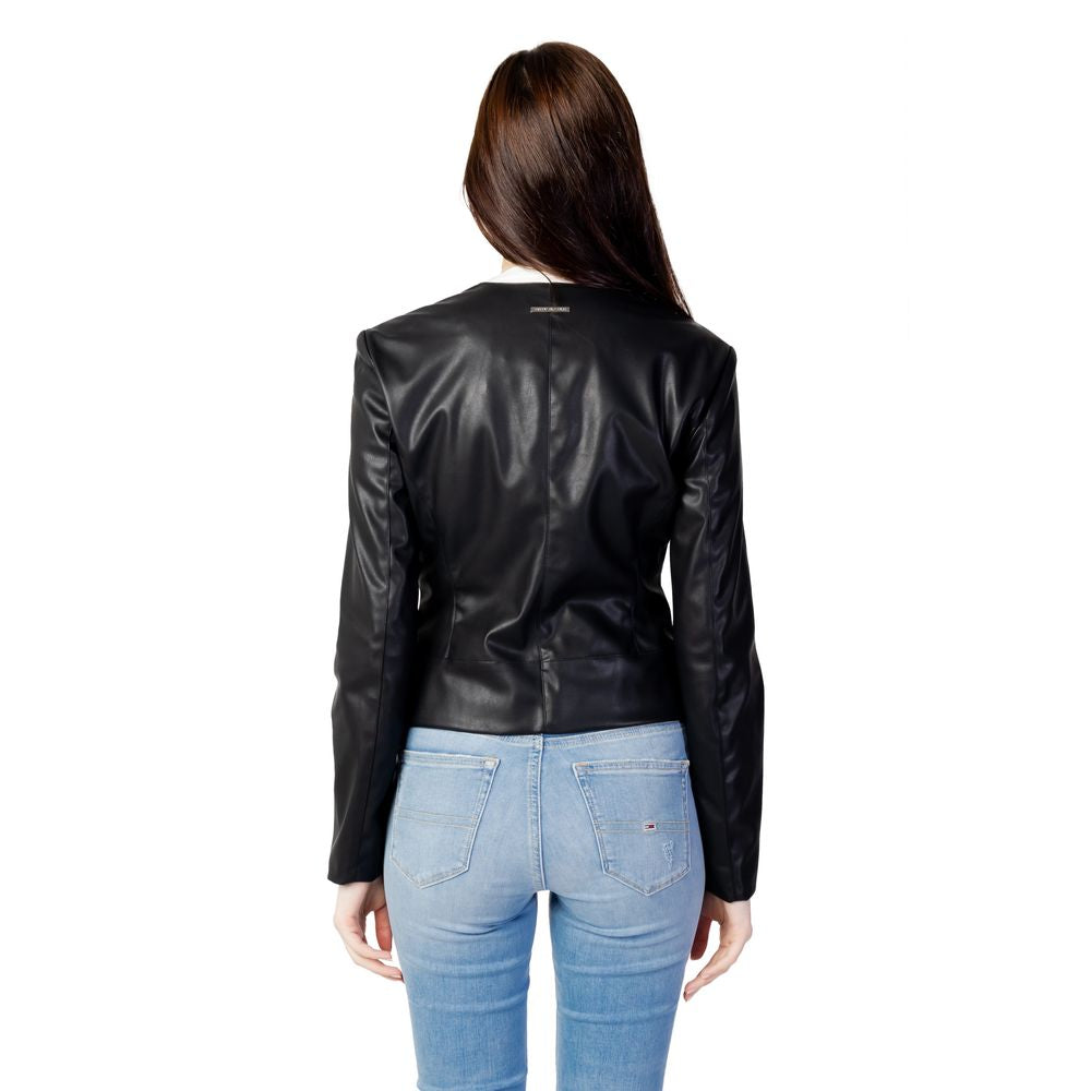 Armani Exchange Black Polyester Jackets & Coat - ACCEXO