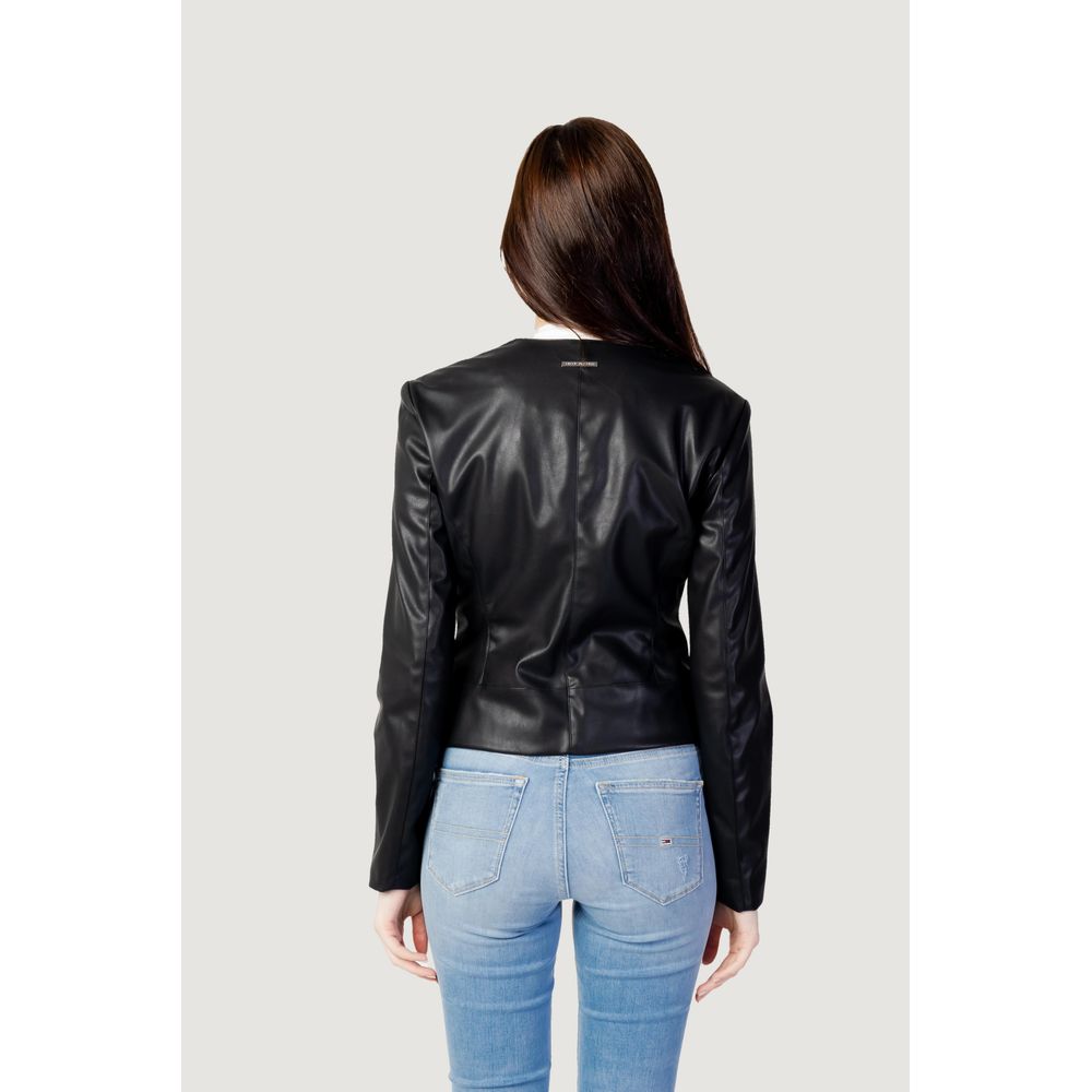 Armani Exchange Black Polyester Jackets & Coat - ACCEXO