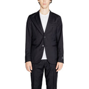 Armani Exchange Black Polyester Blazer - ACCEXO