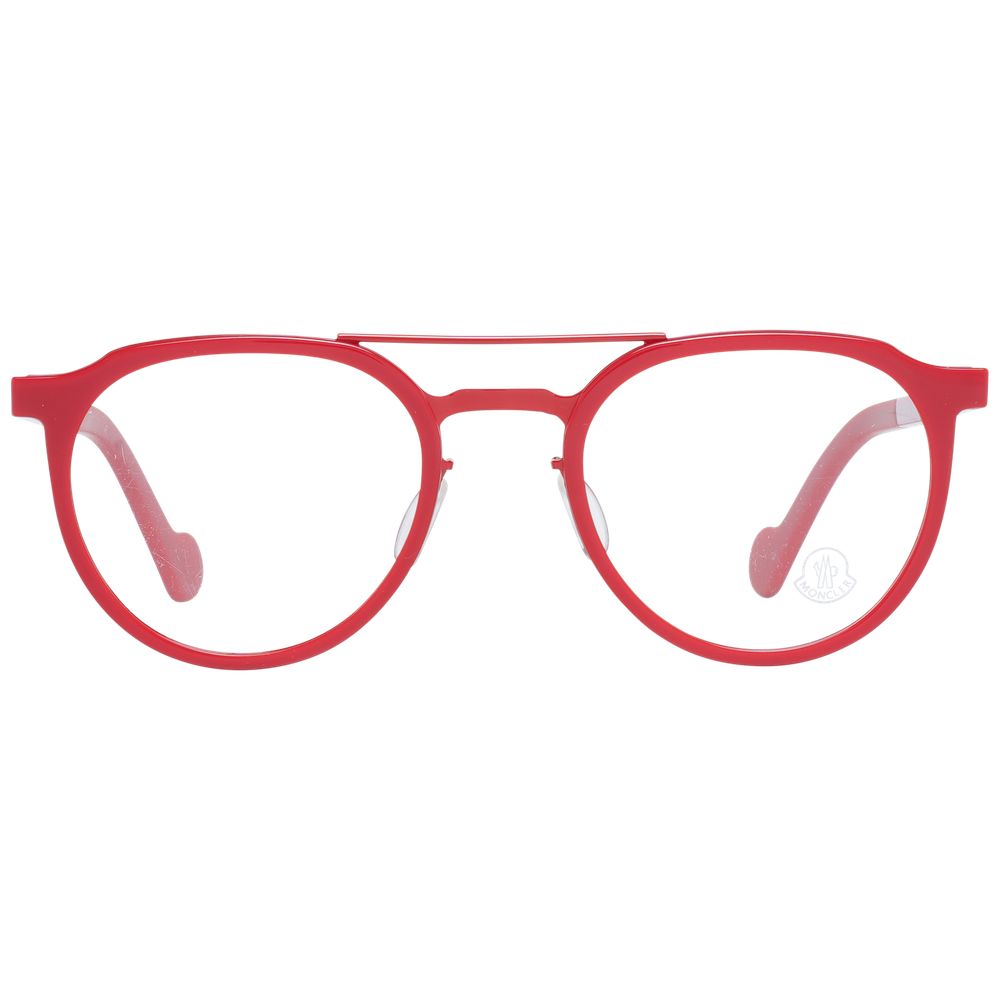 Moncler Red Unisex Optical Frames