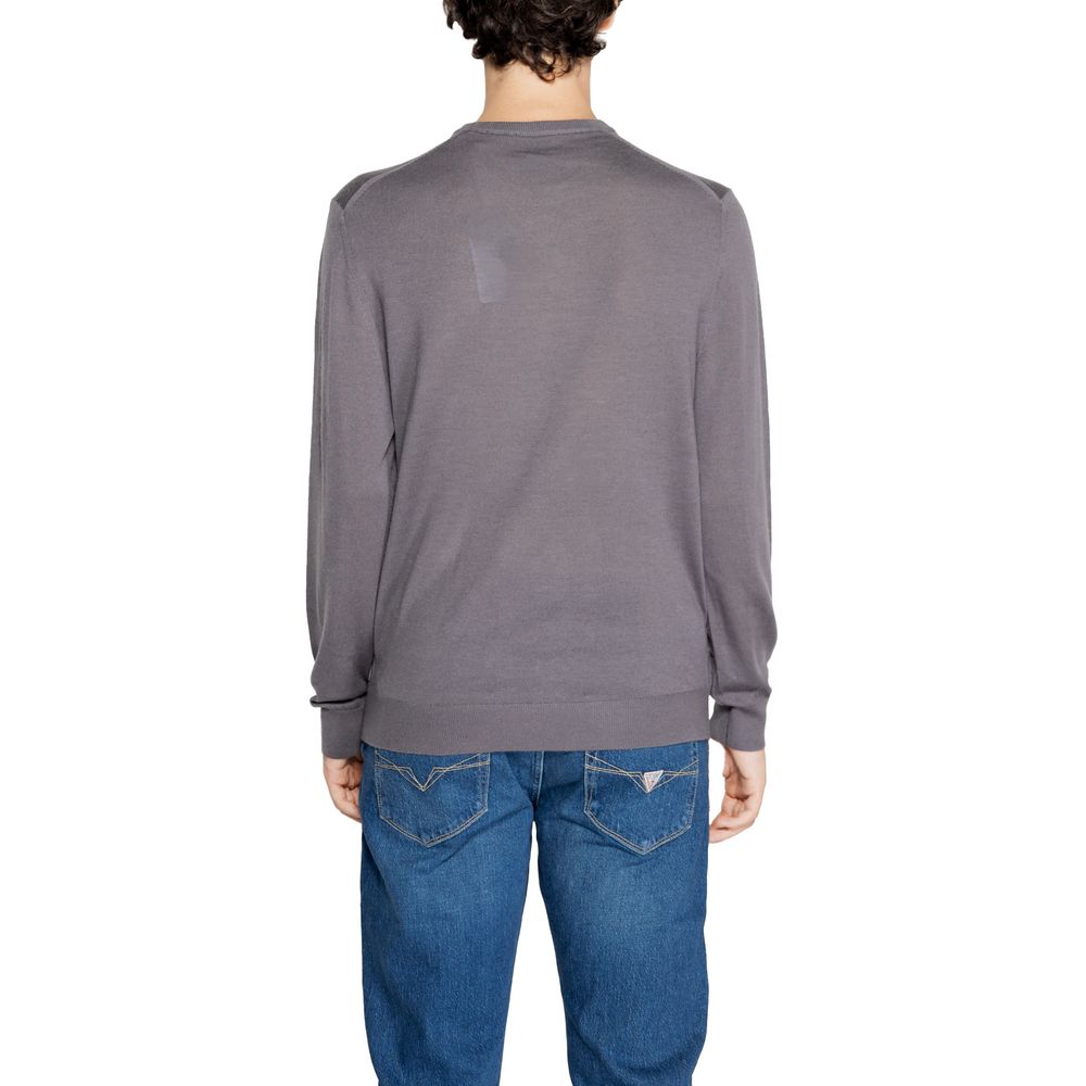 Armani Exchange Gray Wool Sweater - ACCEXO