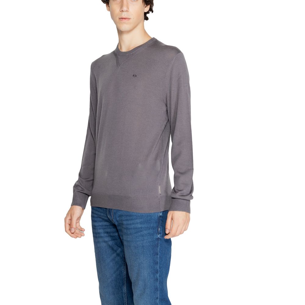 Armani Exchange Gray Wool Sweater - ACCEXO