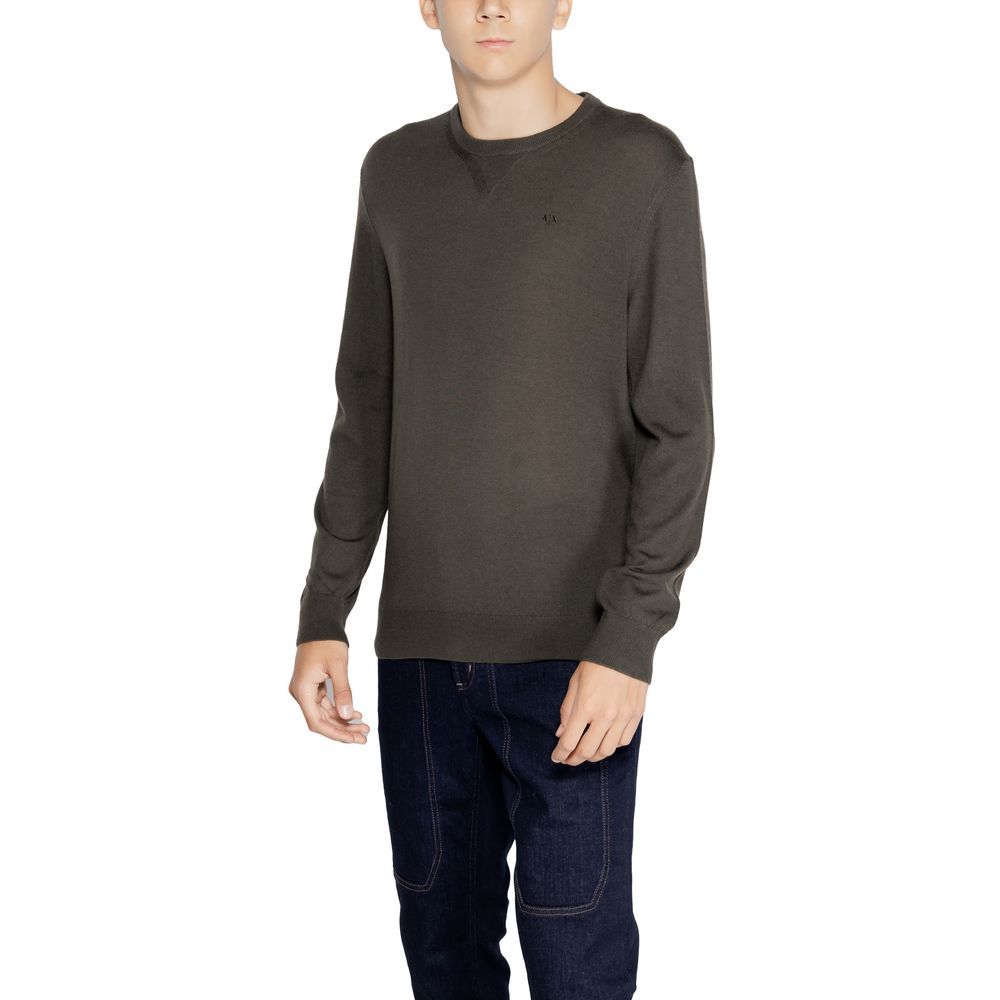 Armani Exchange Green Wool Sweater - ACCEXO