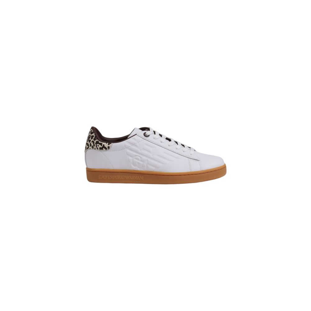 EA7 Emporio Armani Beige Leather Sneaker - ACCEXO
