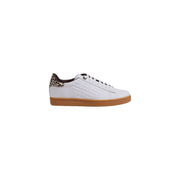 EA7 Emporio Armani Beige Leather Sneaker - ACCEXO