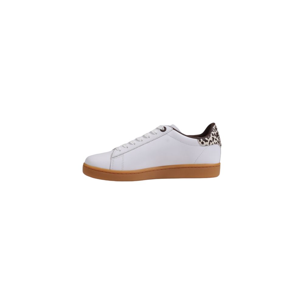 EA7 Emporio Armani Beige Leather Sneaker - ACCEXO