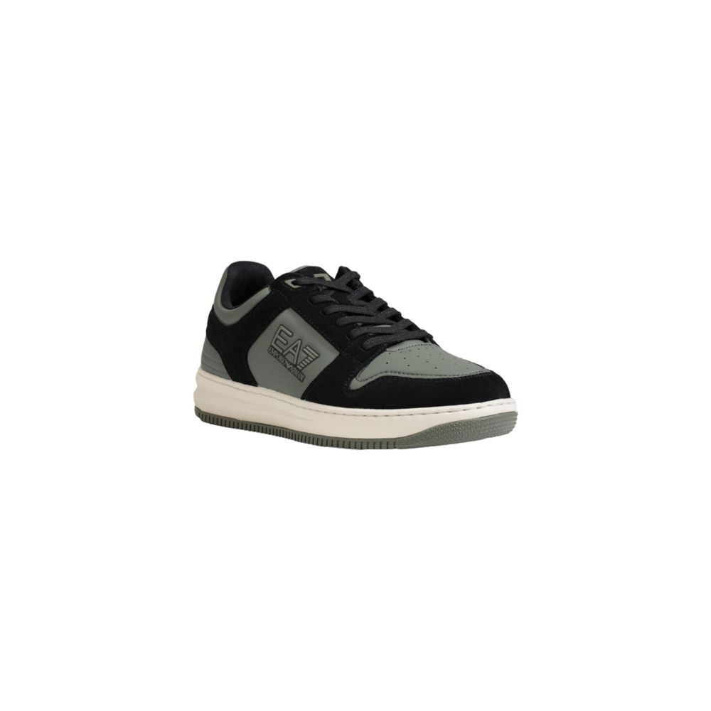 EA7 Emporio Armani Green Polyester Sneaker - ACCEXO
