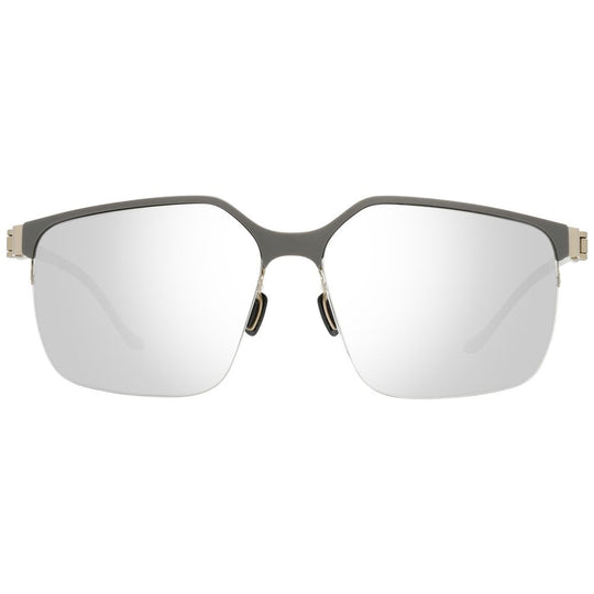 Mercedes Benz Gray Metal Sunglasses