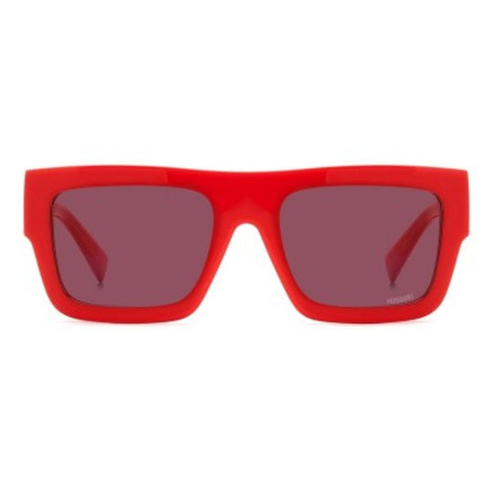 Missoni Red Plastic Sunglasses