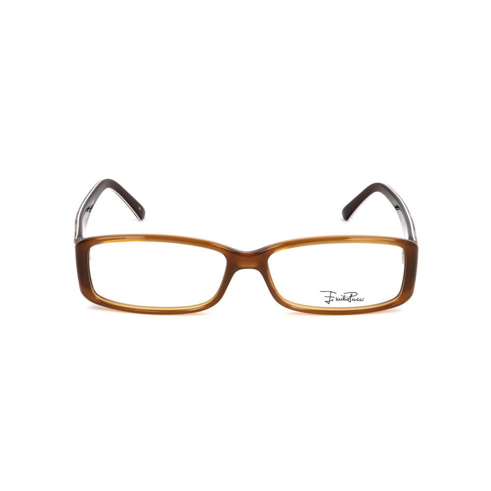 Emilio Pucci Brown Plastic Frames