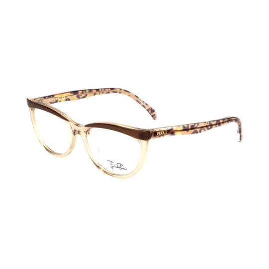 Emilio Pucci Brown Plastic Frames