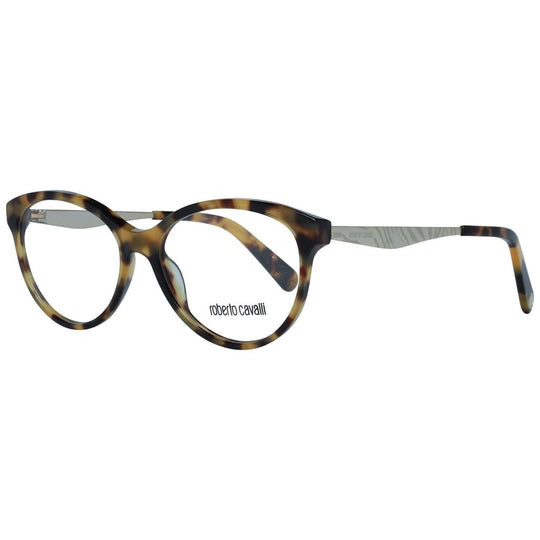 Roberto Cavalli Brown Metal And Plastic Frames