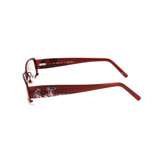 Emilio Pucci Red Metal Frames