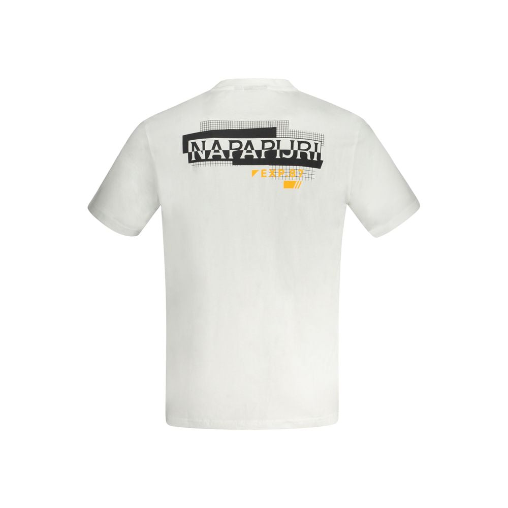 Napapijri White Cotton T-Shirt