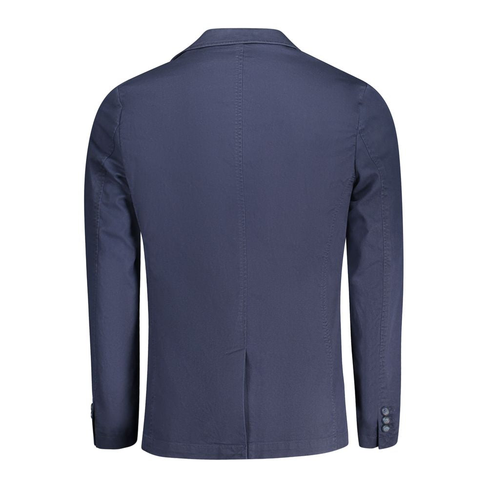 Guess Jeans Blue Cotton Mens Jacket