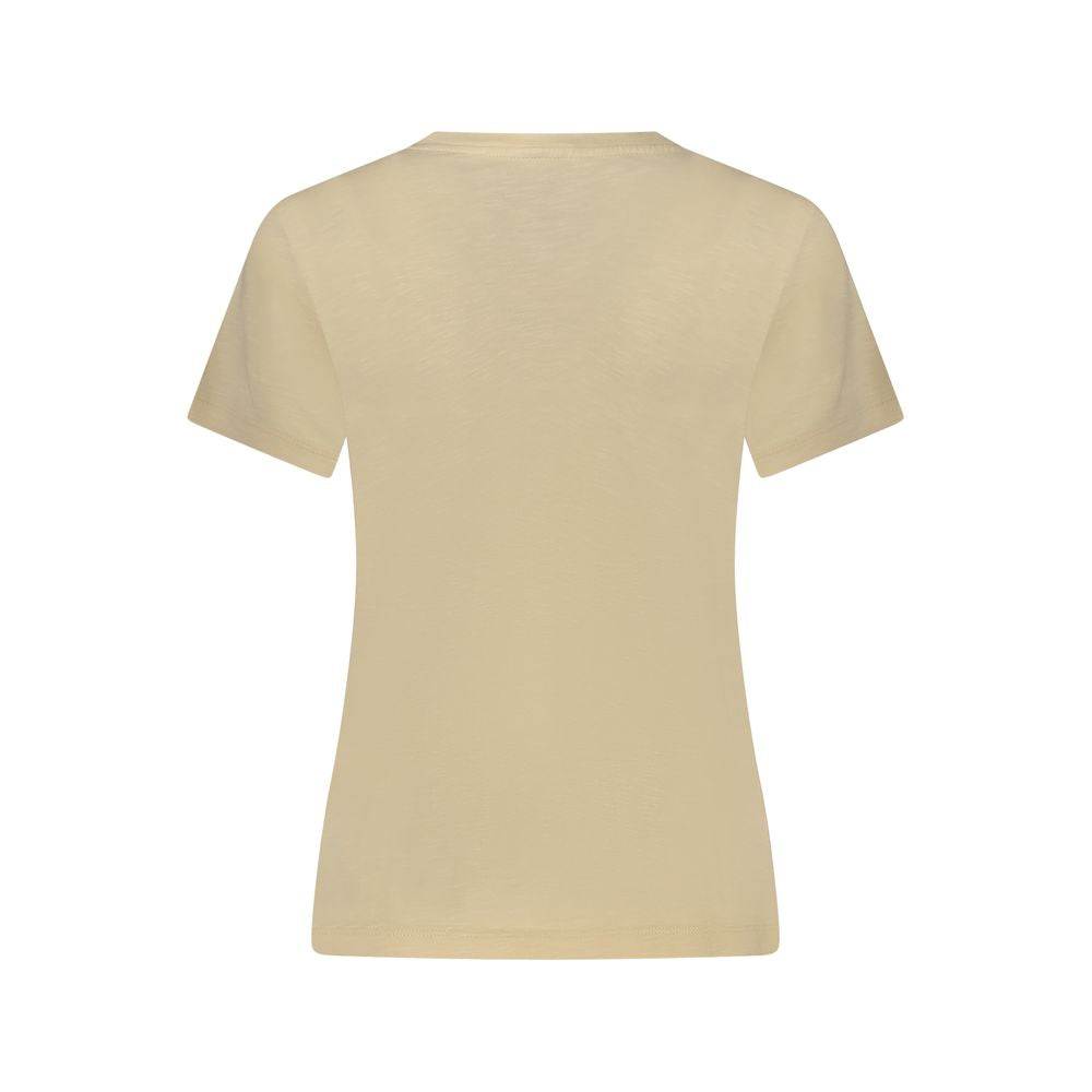 Guess Jeans Beige Cotton Women Top