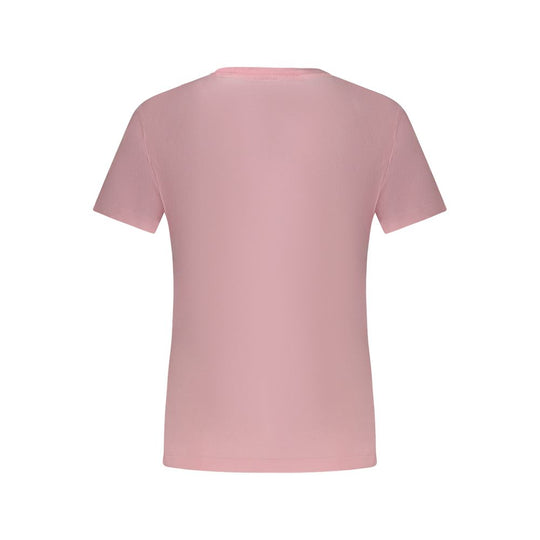 Guess Jeans Pink Cotton Women T-Shirt