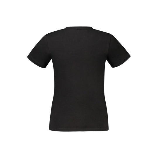 Guess Jeans Black Cotton Women T-Shirt