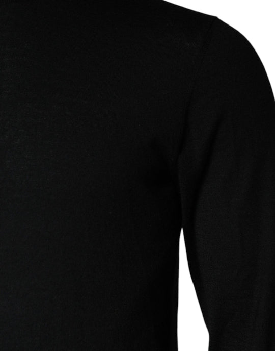 Dolce & Gabbana Black LongSleeve Turtleneck Pullover Sweater