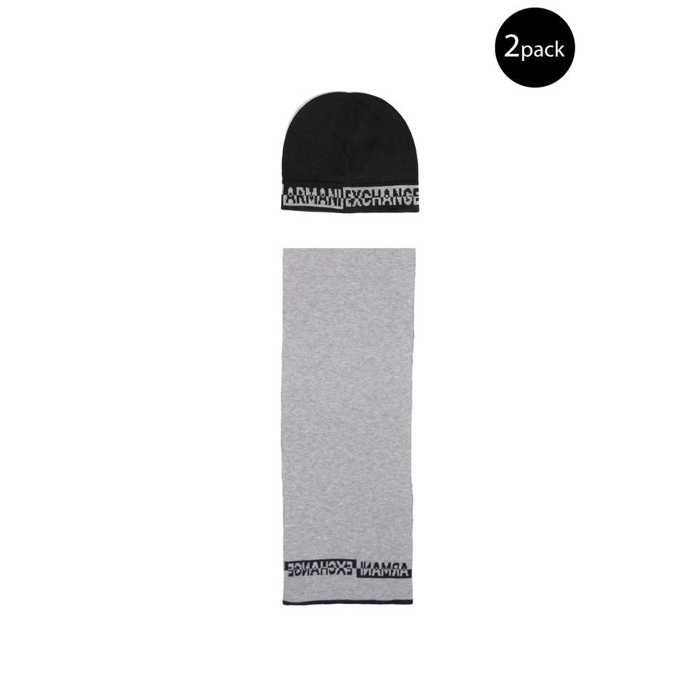 Armani Exchange Black Polyamide Scarf - ACCEXO