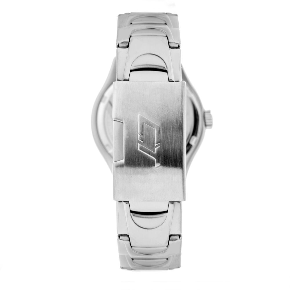 Chronotech Silver Steel Watch