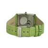 Chronotech Green Leather Watch