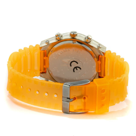 Chronotech Orange Rubber Watch