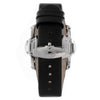 Chronotech Black Leather Watch