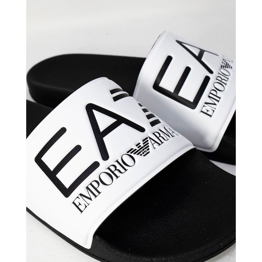 EA7 Emporio Armani Black And White Polyethylene Sandal