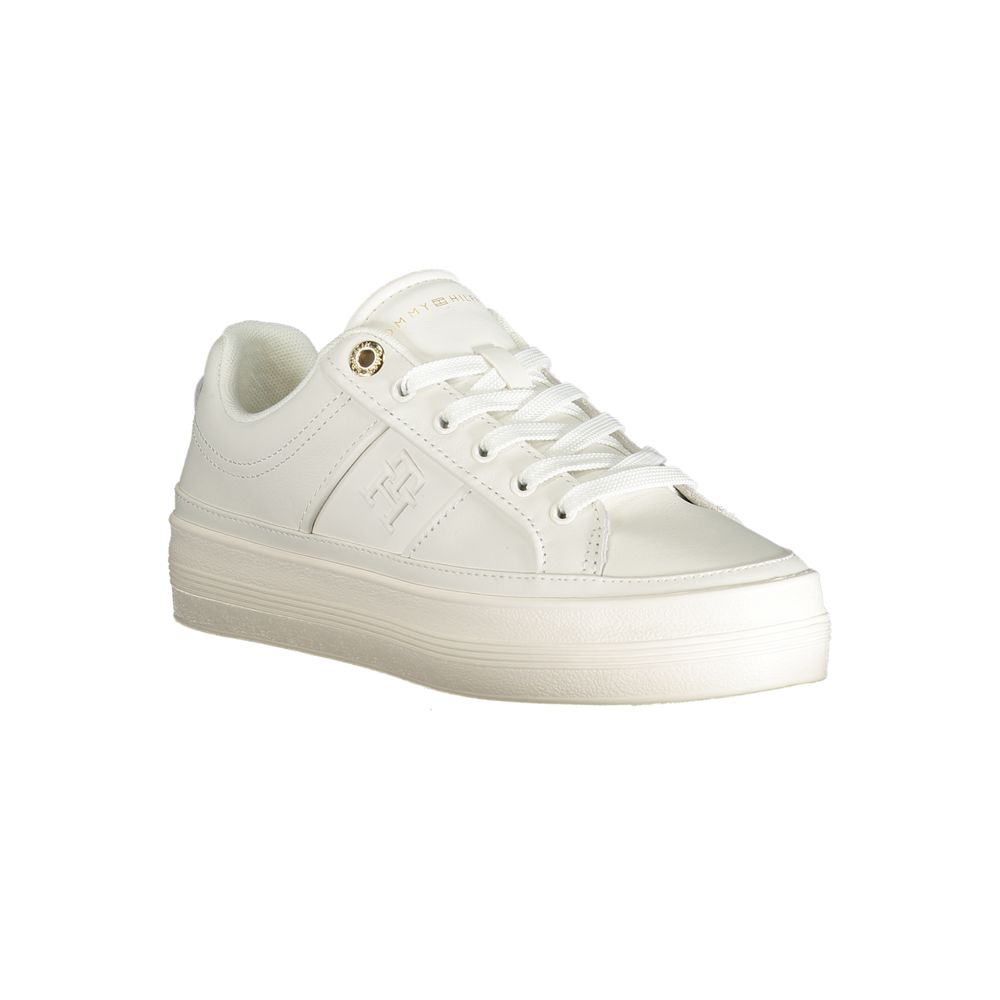 Tommy Hilfiger White Polyethylene Women Sneaker