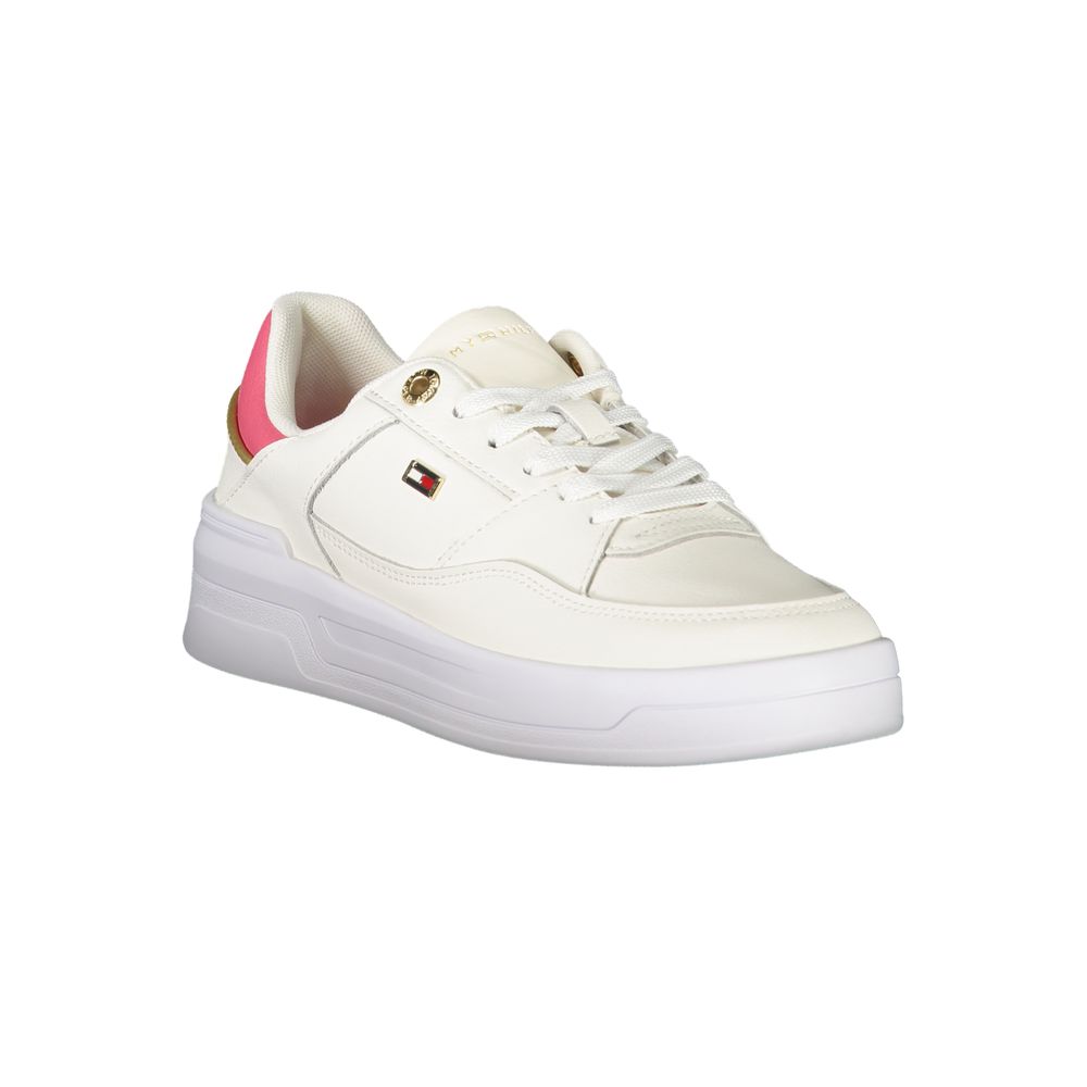 Tommy Hilfiger White Polyethylene Women Sneaker