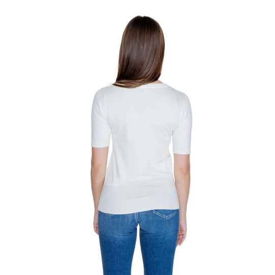 Guess White Viscose Tops & T-Shirt