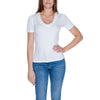 Calvin Klein Jeans White Cotton Rigenerato Tops & T-Shirt