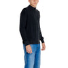 Calvin Klein Jeans Black Cotton Rigenerato Cardigan