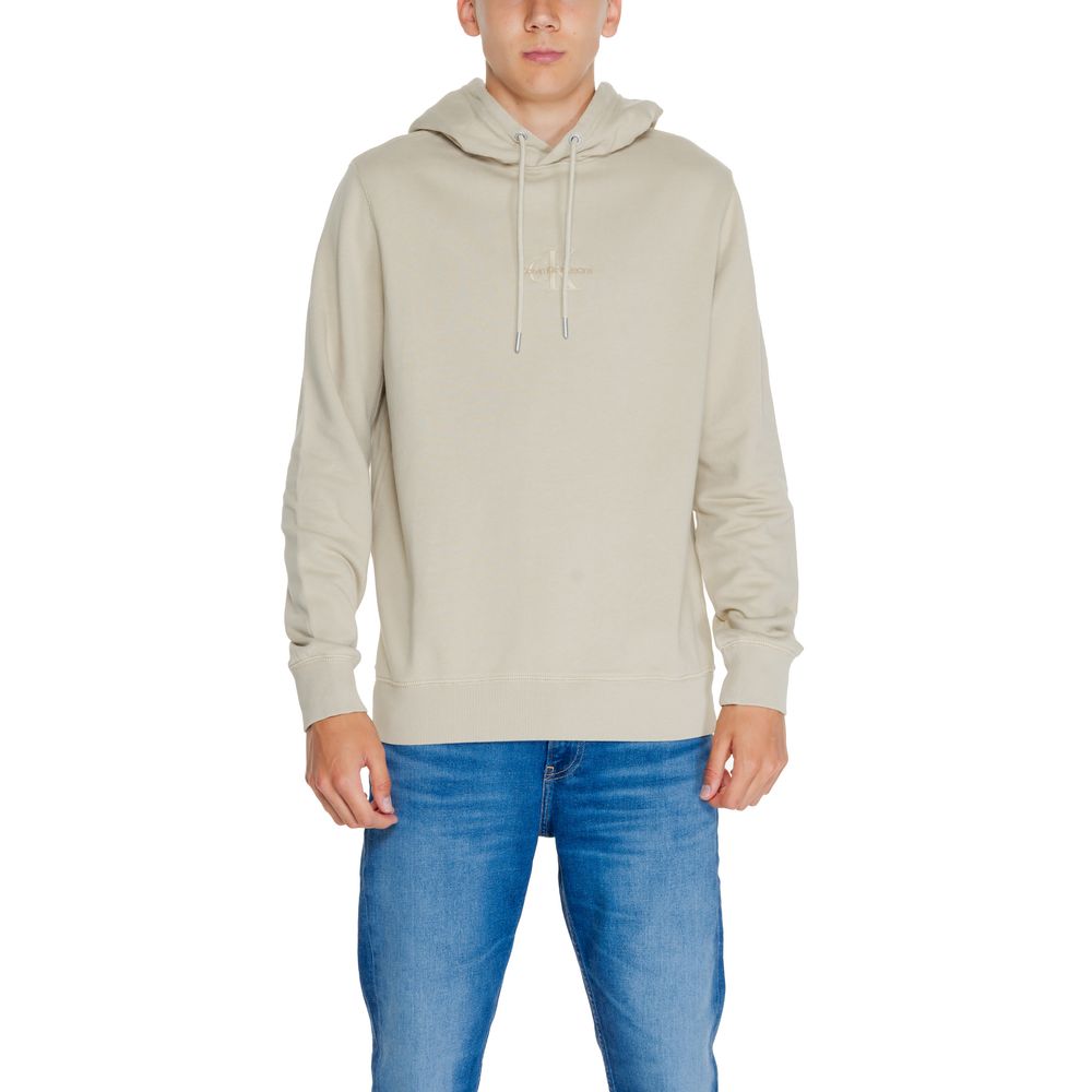 Calvin Klein Jeans Beige Cotton Cotton Sweater