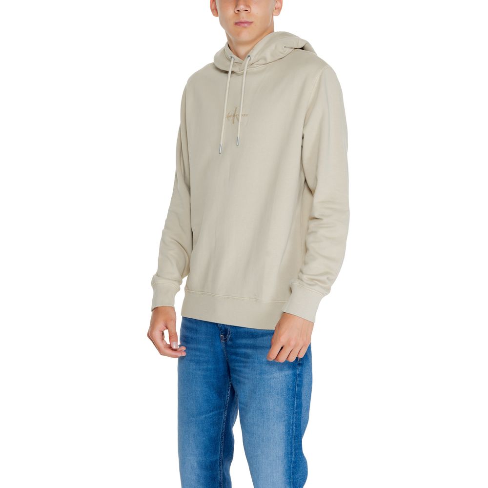 Calvin Klein Jeans Beige Cotton Cotton Sweater