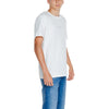 Calvin Klein Jeans Cream Cotton Rigenerato T-Shirt