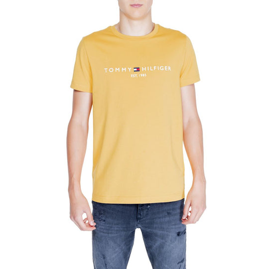 Tommy Hilfiger Yellow Cotton T-Shirt