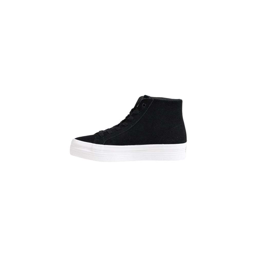 Calvin Klein Jeans Black Suede Leather Sneaker - ACCEXO