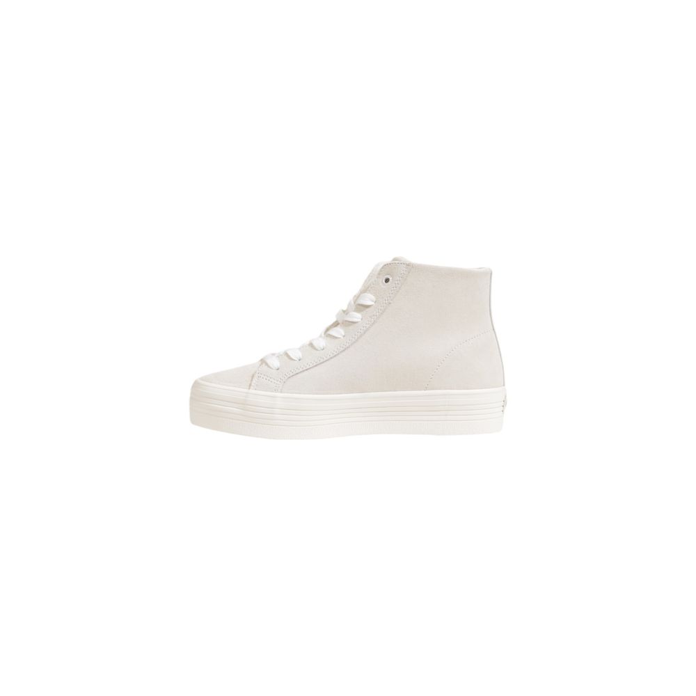 Calvin Klein Jeans Beige Suede Leather Sneaker - ACCEXO