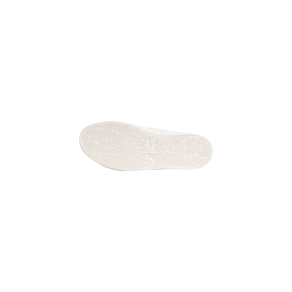 Calvin Klein Jeans Beige Suede Leather Sneaker - ACCEXO