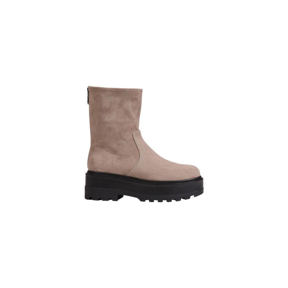 Calvin Klein Gray Recycled Polyester Boot - ACCEXO