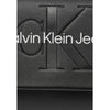 Calvin Klein Jeans Black Synthetic Leather Handbag